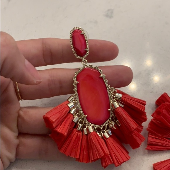 Kendra Scott Paper Tassel Earrings - Picture 2 of 3